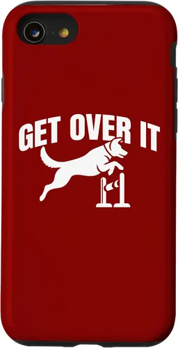 Vista 13 de iPhone 15 Dog Agility Handler - Get Over It - Bar Jumping Dog Agility Case