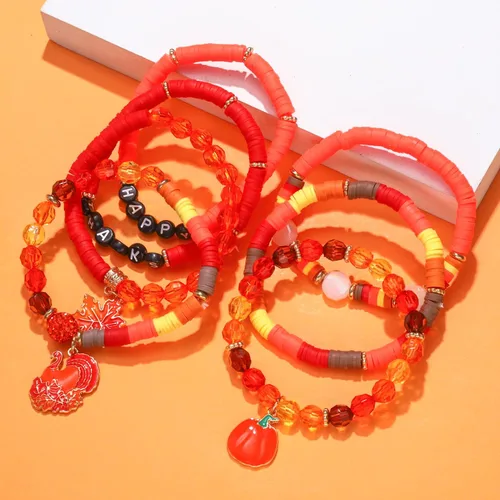 Vista 241 de Surfer Heishi - Pulseras apilables para mujer, apilables, de vinilo arcoíris, disco de arcilla, pulseras elásticas para la amistad, joyería bohemia