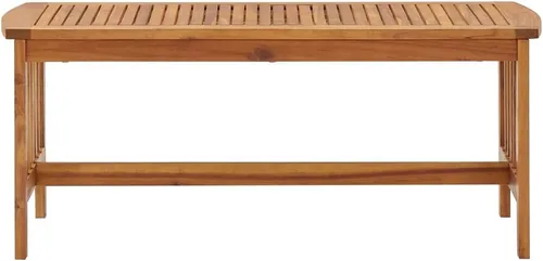 Vista 4 de vidaXL Mesa de centro 40.2"x19.7"x16.9" madera maciza de acacia