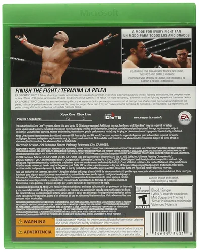 Vista 2 de EA Sports UFC 2 - Xbox One