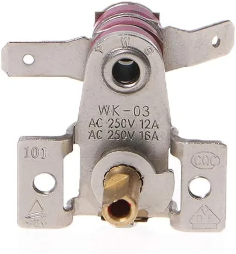 Vista 3 de Youngy KDT-200 - Termostato de calefacción bimetálico (CA 250 V, 16 A, ajustable a 90 grados Celsius)