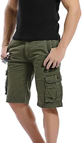 Vista 8 de Alalaso Mens Cargo Shorts Relaxed-Fit Ripstop Lightweight Pants Hiking Outdoor Work Short Trousers with Multi-Pocket