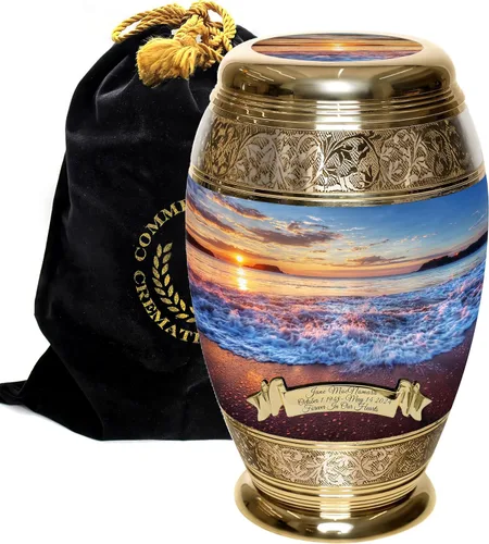 Vista 14 de Dock of The Bay - Urna de cremación para cenizas para hombres adultos – Urna personalizada para cenizas para mujeres, urnas decorativas – Hermosas