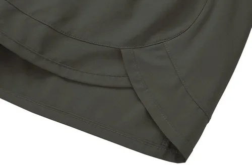 Vista 5 de Tough Mode - Pantalones cortos para mujer, ligeros, con forro de malla, 3 pulgadas, bolsillo con cremallera, para hacer ejercicio, correr