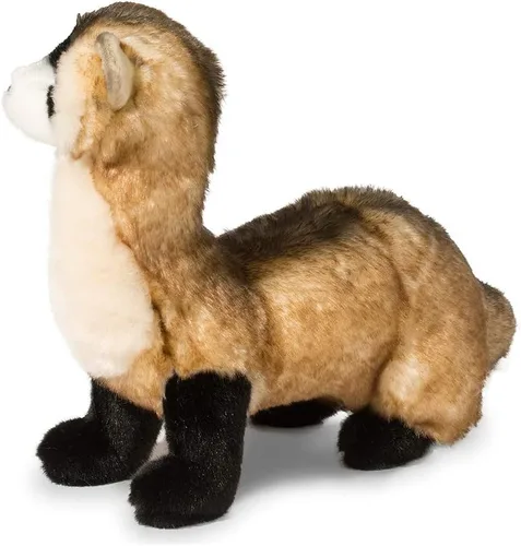 Vista 6 de Douglas Vince - Peluche de hurón con patas negras
