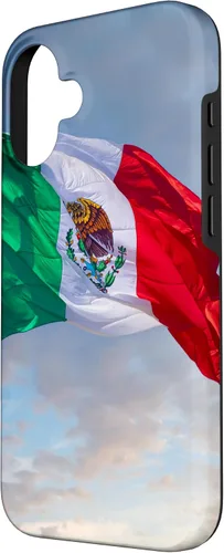 Vista 2 de iPhone 16 Mexico Flag Graphic Mexican Case
