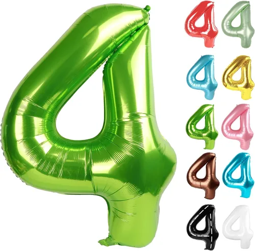 Vista 272 de Globo negro del número 0 de 40 pulgadas – globo número 0, decoraciones