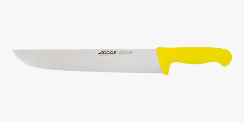 Vista 9 de Arcos Cuchillo de carnicero Range de acero inoxidable nitrum de 7 pulgadas. Cuchillo para carne. Mango azul de polipropileno. Sistema