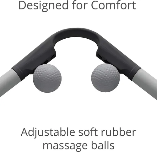 Vista 6 de Body Back AccuMassage - Herramienta de masaje de doble punto de presión y martillo de masaje, diseño 2 en 1, herramienta de masajeador de cuello