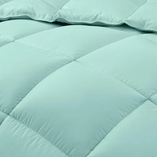 Vista 7 de Chezmoi Collection Edredón Alternativo de Plumón para Todas las Estaciones Tamaño King - Relleno de Microfibra Afelpada - Acolchado con Puntada