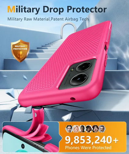 Vista 95 de FNTCASE Funda para iPhone 17 Pro: Fundas delgadas translúcidas de color azul claro compatibles con MagSafe, protección completa de la cámara