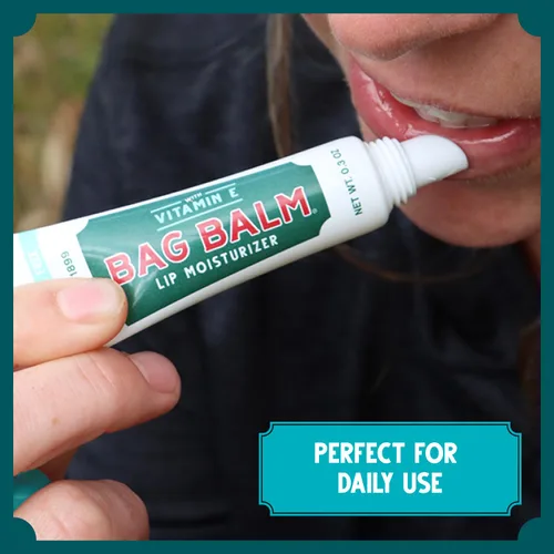 Vista 7 de Bálsamo labial sin fragancia Bag Balm original de Vermont con vitamina E Paquete de 4 tubos de 0.3oz
