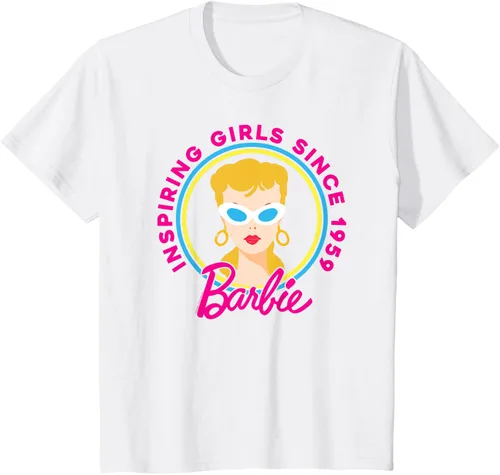 Vista 28 de Barbie - Camiseta inspiradora del 60 aniversario para niñas desde los 59 Negro