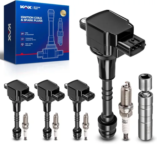 Vista 45 de Bobina de encendido KAX UF434 1 paquete Compatible con Impala, Equinox, G6, Malibu, Silverado 1500, Uplander, Torrent, Lucerne, Express 1500, Sierra
