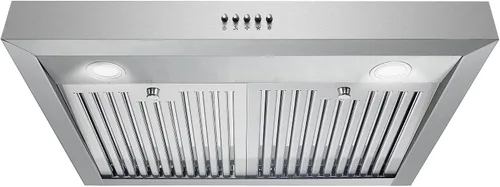 Vista 9 de COSMO UC30 Campana extractora con conductos debajo del gabinete de 29.5 pulgadas, ventilación sobre la estufa, ventilador de 3 velocidades, filtros