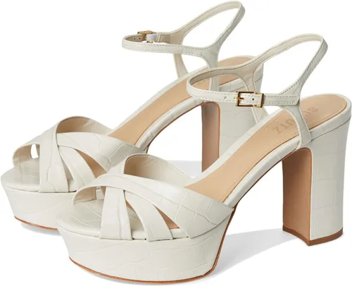 Vista 14 de SCHUTZ KEEFA para mujer Platina Metallic Napa