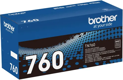 Vista 3 de Brother Cartucho de tóner negro genuino TN760 de alto rendimiento