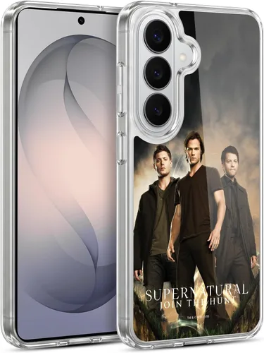 Vista 114 de Head Case Designs Supernatural Sam, Dean & Castiel Key Art - Funda de gel con licencia oficial [protección de grado militar] compatible con Google