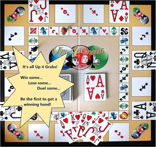 Vista 4 de Up 4 Grabs + Wordplay = Divertido paquete de juegos de mesa para adultos y noche de juegos familiares