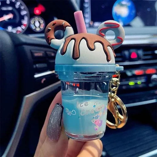 Vista 2 de Kawaii Donut Boba Llavero