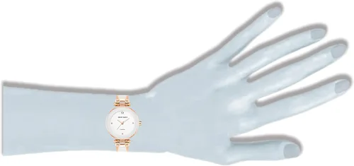 Vista 45 de Anne Klein Reloj de pulsera con esfera de diamantes genuinos