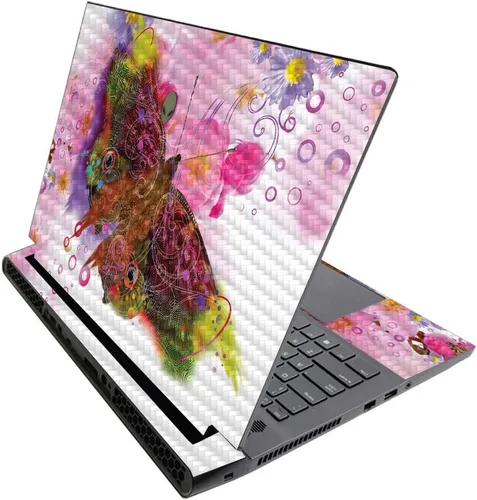 Vista 438 de MightySkins - Skin brillante con purpurina para Alienware M17 R3 (2020) y M17 R4 (2021) - Diversión de los años 90 Acabado duradero con purpurina