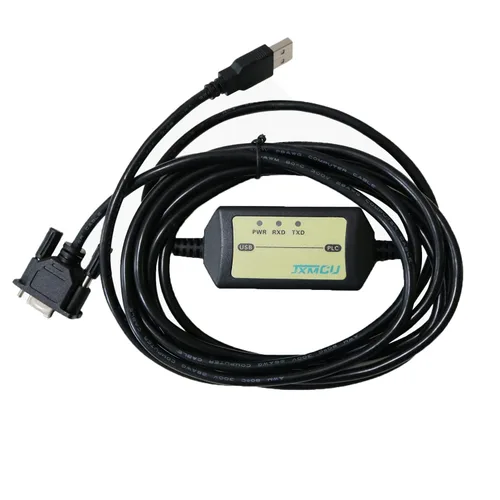 Vista 2 de Cable de programación PLC compatible con AB USB-1747-CP3 SLC 5/03 5/04 5/05