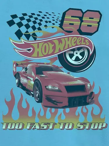 Vista 2 de Hot Wheels - Camiseta gráfica para niños pequeños