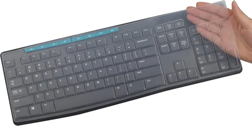 Vista 10 de Funda de teclado de letra grande para teclado inalámbrico K270, cubierta de teclado inalámbrico Logitech MK295 MK275 MK270, protector de piel