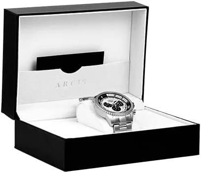 Vista 4 de The Sirocco - Reloj de pulsera de acero inoxidable hecho en Suiza, Acero