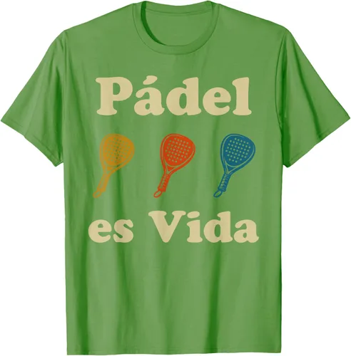 Vista 18 de Padel ES Vida Player Sport Life in Spanish En Espanol Men's T-Shirt