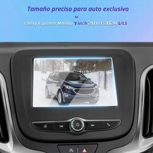 Vista 3 de GFJNFG - Protector de pantalla compatible con Chevy Equinox 2018-2024 de 7