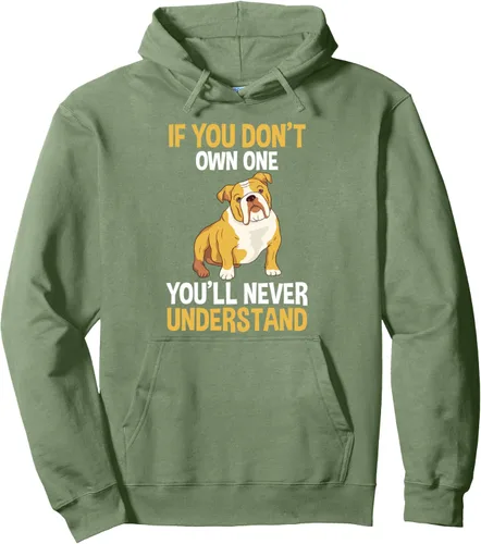 Vista 7 de Sudadera con capucha para perro Bulldog inglés, Negro