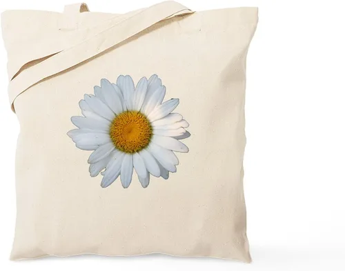 Vista 9 de CafePress Daisies Tote Bag Natural Canvas Tote Bag, Bolso de compras de tela, Caqui