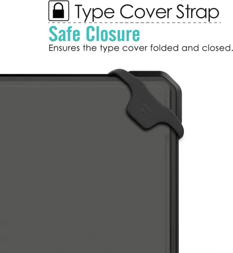Vista 5 de MoKo Microsoft Surface Pro 7 / Pro 6 / Pro 5 / Pro 2017 / Pro 4 / Pro LTE - Funda protectora resistente todo en uno con soporte para bolígrafo