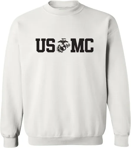 Vista 11 de zerogravitee USMC Eagle Globe Anchor - Sudadera con cuello redondo Real