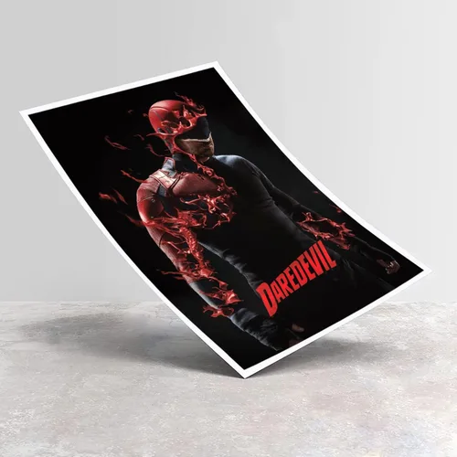 Vista 4 de Daredevil - Pósteres de impresión en lienzo, adecuados para dormitorio, sala de estar, baño, decoración de pared LCVME (12 x 18 pulgadas, sin marco)