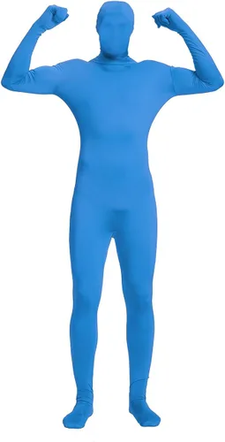 Vista 4 de Prenda de cuerpo entero de eslastano unisex, disfraz elástico para adulto, traje zentai de hombre que desaparece