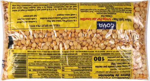 Vista 2 de Goya Foods Yellow Split Peas, Secos, 16 onzas (paquete de 24)