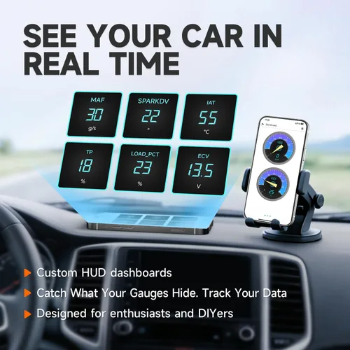 Vista 6 de AUTOPHIX Escáner 3210 Pro OBD2 Bluetooth - Comprueba todos los códigos de falla del motor para todos los vehículos de 1996+ - Escáner de auto fácil