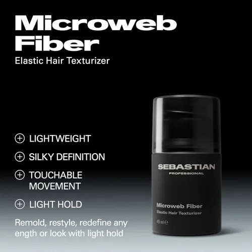 Vista 3 de Sebastian Professional Texture Microweb Fiber & Liquid Gel Definition, Volume Enhancement, Flexible Control & Soft Finish