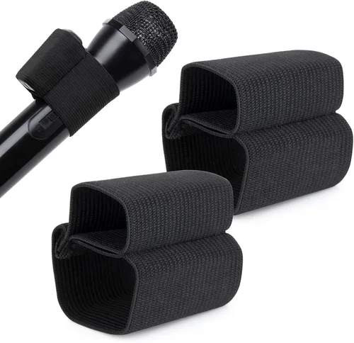 Vista 8 de YOUSHARES Funda elástica para micrófono de mano, adjunta el micrófono de mano (Shure SM58, Behringer XM8500) en Sony TX660/TX650 para un audio más