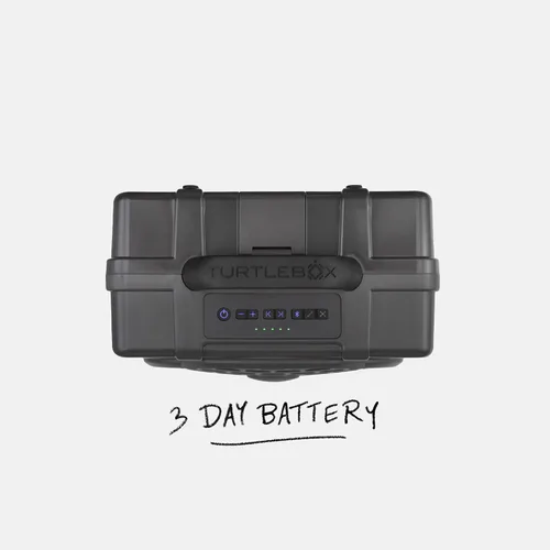 Vista 5 de Turtlebox Original Gen 3: Bocina Bluetooth portátil para exteriores – Ultra-sónica (120dB), impermeable (IP67), resistente, a prueba de impactos