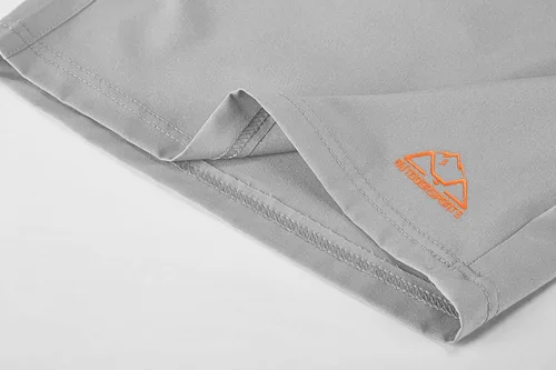 Vista 5 de TBMPOY Pantalones cortos de senderismo para hombre, 7 pulgadas, secado rápido, para gimnasio, deportes al aire libre, bolsillos cortos con cremallera