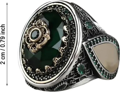 Vista 4 de Alianzas de compromiso de boda para mujer, anillo de aleación para hombre, regalo de cumpleaños de Navidad