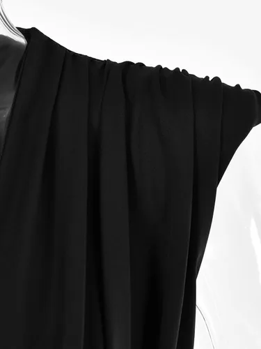 Vista 4 de LYANER Leotardo sin mangas fruncido con cuello en V para mujer
