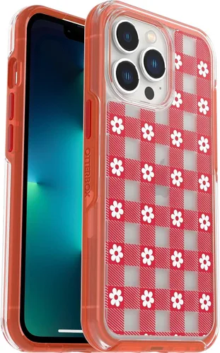 Vista 16 de OtterBox iPhone 13 Pro (Solo) - Funda de la Serie Symmetry - Cama de Rosas - Ultra-Elegante - Compatible con Carga Inalámbrica - Bordes Elevados