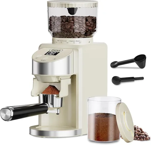 Vista 10 de Gevi Burr Grinder, 35 Settings Espresso Drip French Press,Anti-Static Black