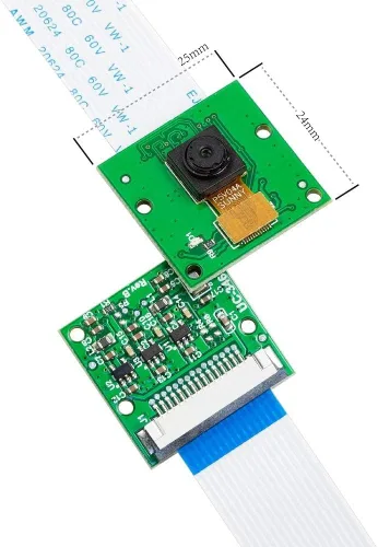 Vista 6 de Arducam OV5647 módulo de video cámara pequeño, con sensor, de 5 megapixeles, 1080 pixeles, para Raspberry Pi modelo A/B/B+, Pi 2 y Raspberry Pi 3.