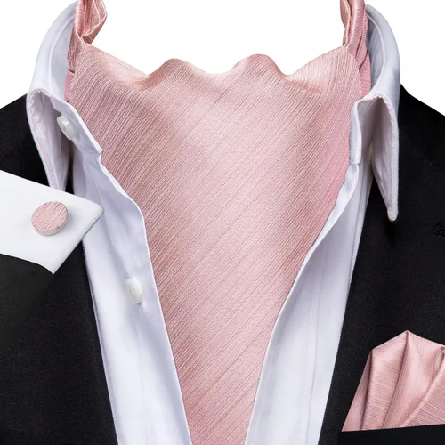 Vista 2 de Hi-Tie Juego de alfileres de solapa para hombre con diseño de flor y pañuelo de seda jacquard, para boda, fiesta, vestido diario